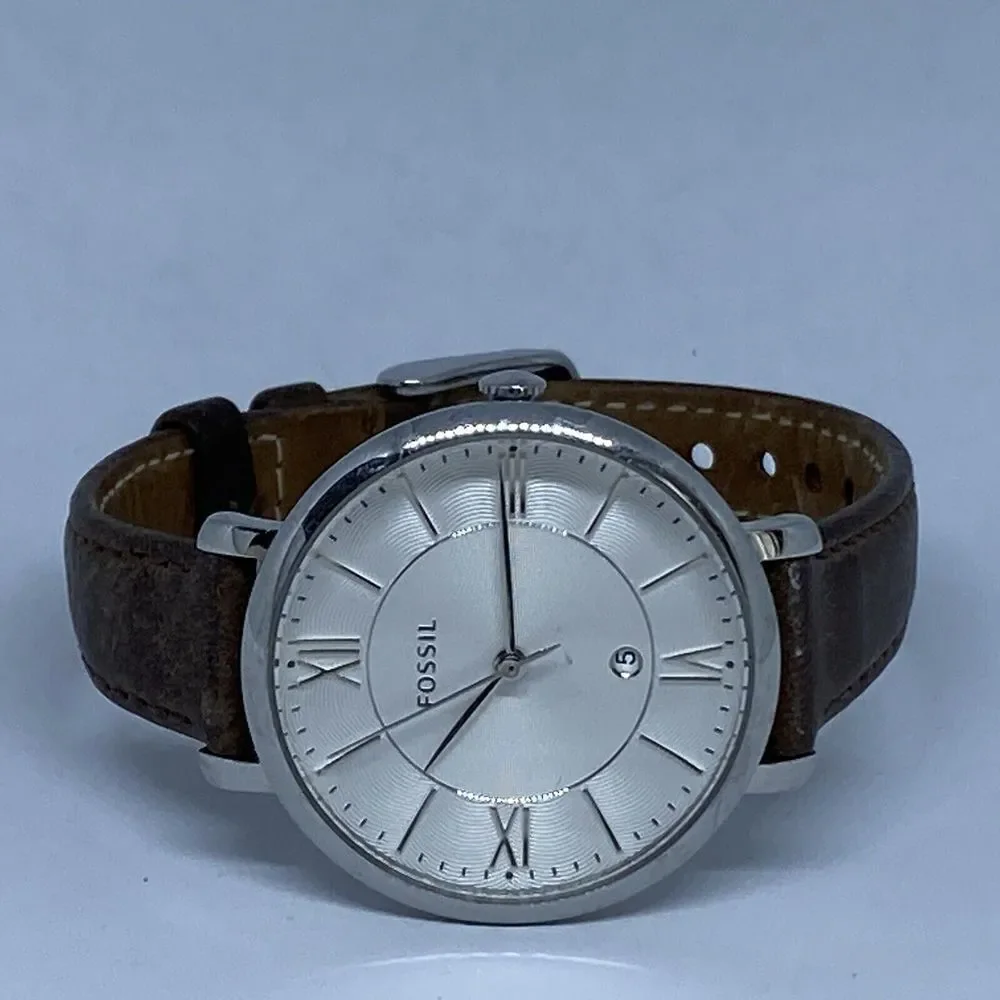 Fossil ES3869 Women's Brwon Buckle Leather Analog Dial Quartz Wrist Watch KL376